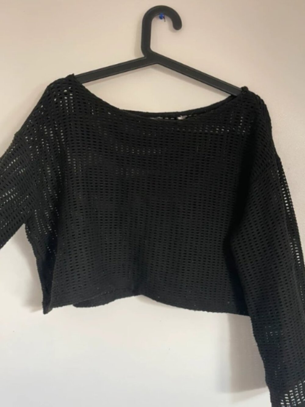 Haut en maille cropped